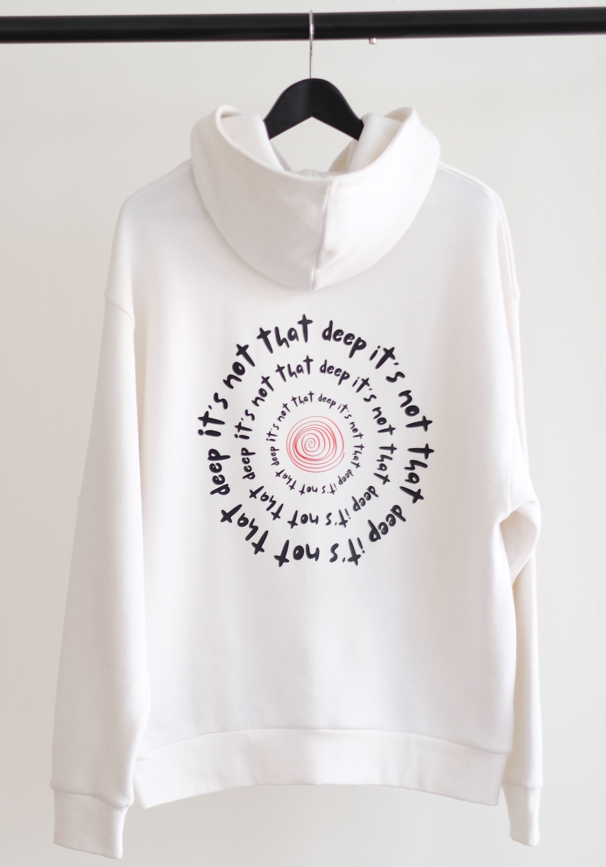 Its Not That Deep - Hoodie - White