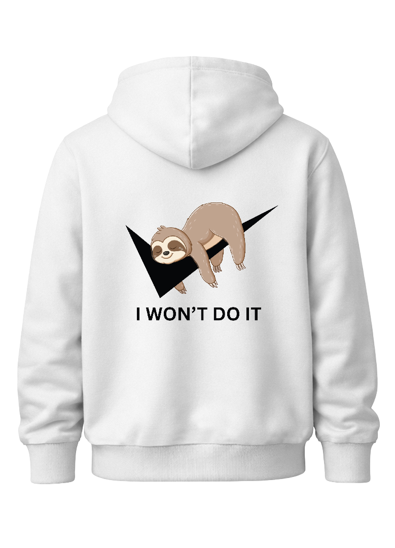 Lazy Sloth - White