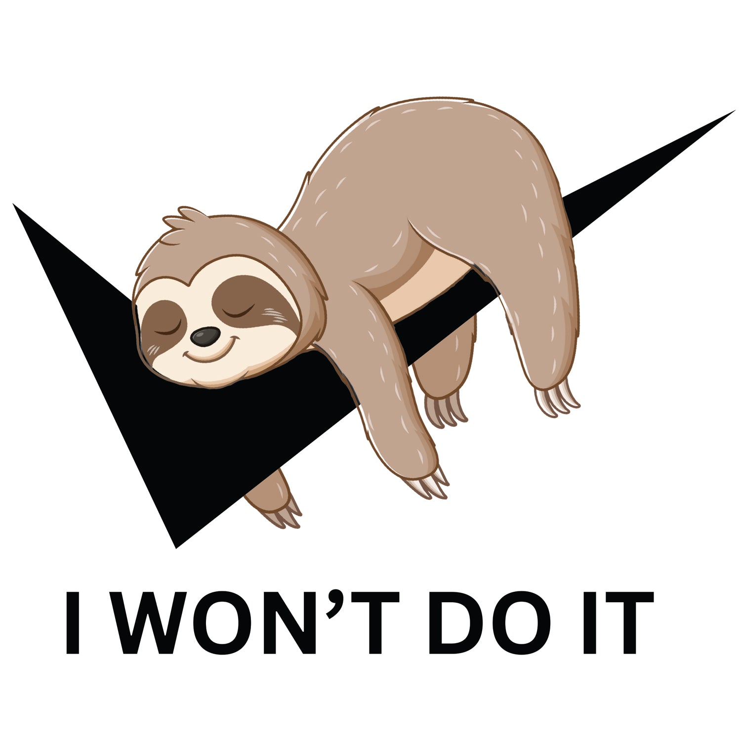 I wont do it White - Hoodie